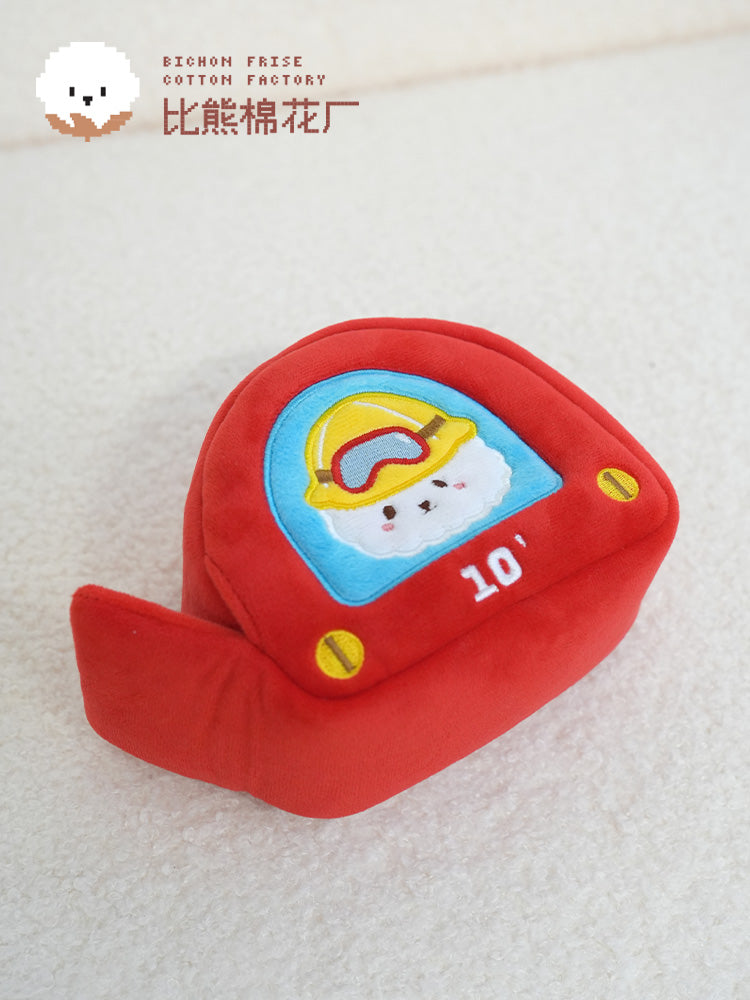 Factory Series Measuring Tape Interactive Treat Puzzle Plush Toy