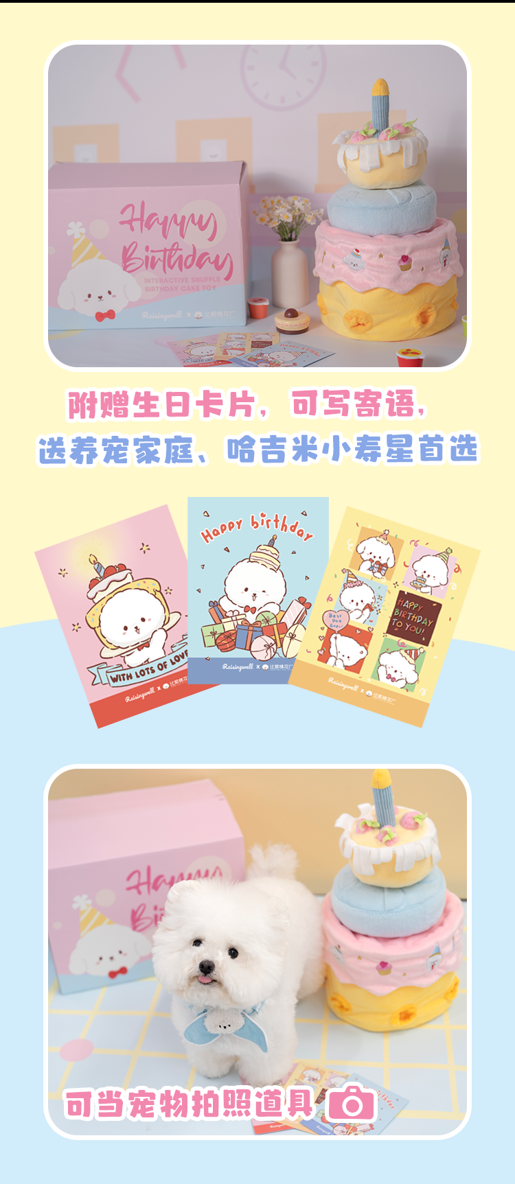 Classic Series Birthday Cake Puzzle Toy
