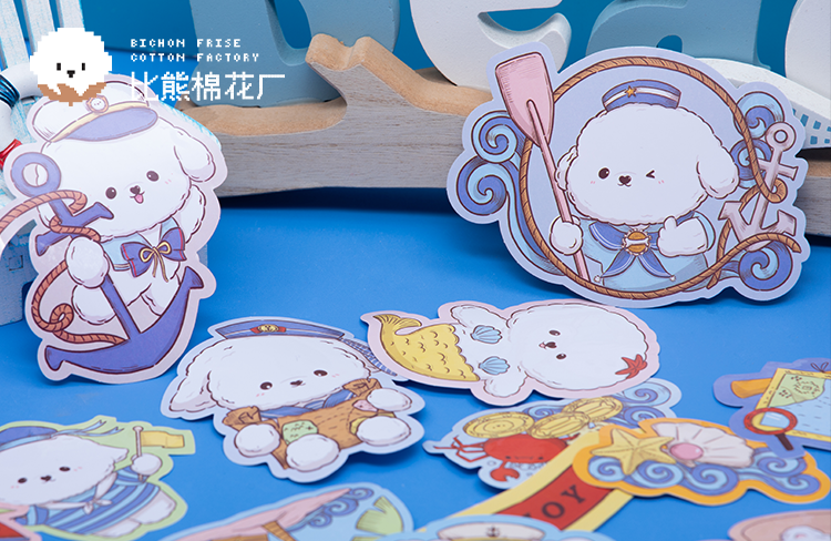 Sailor Series Large Waterproof Sticker