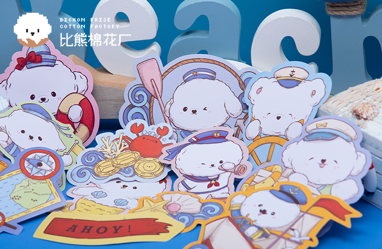 Sailor Series Large Waterproof Sticker