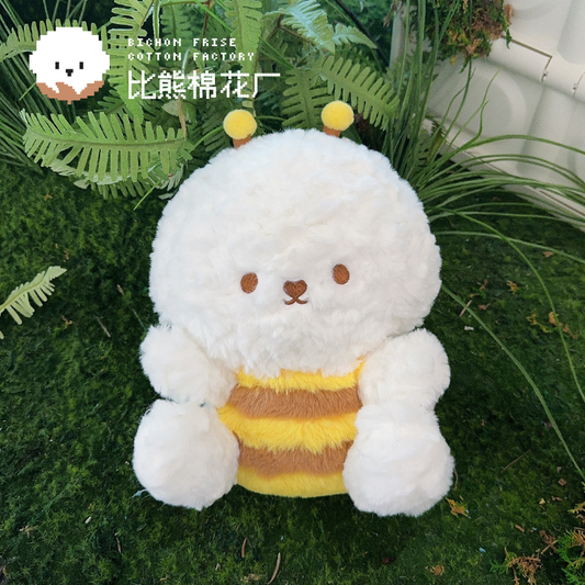 Sunflower Series Little Bee-chon Bichon Plush Toy