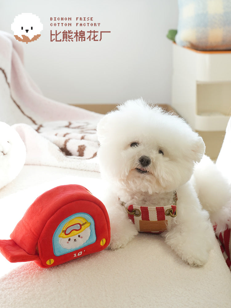 Factory Series Measuring Tape Interactive Treat Puzzle Plush Toy