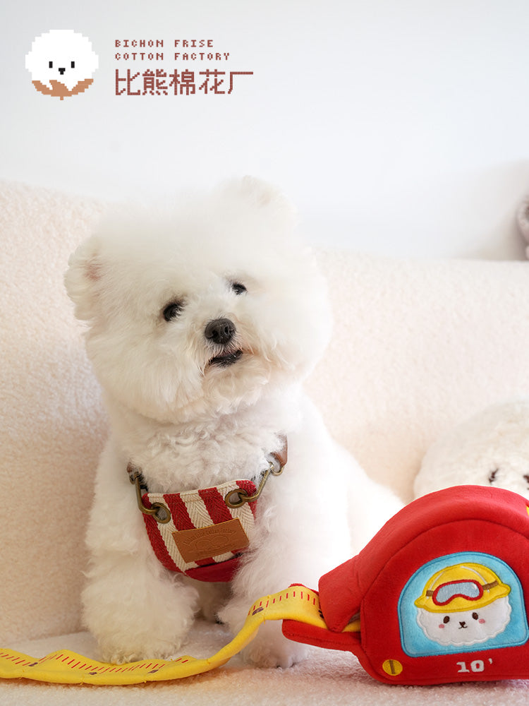 Factory Series Measuring Tape Interactive Treat Puzzle Plush Toy